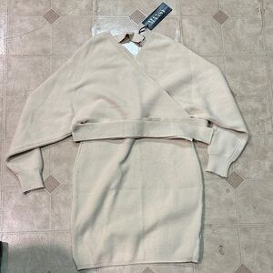 Chic Cream Off-the-Shoulder Sweater